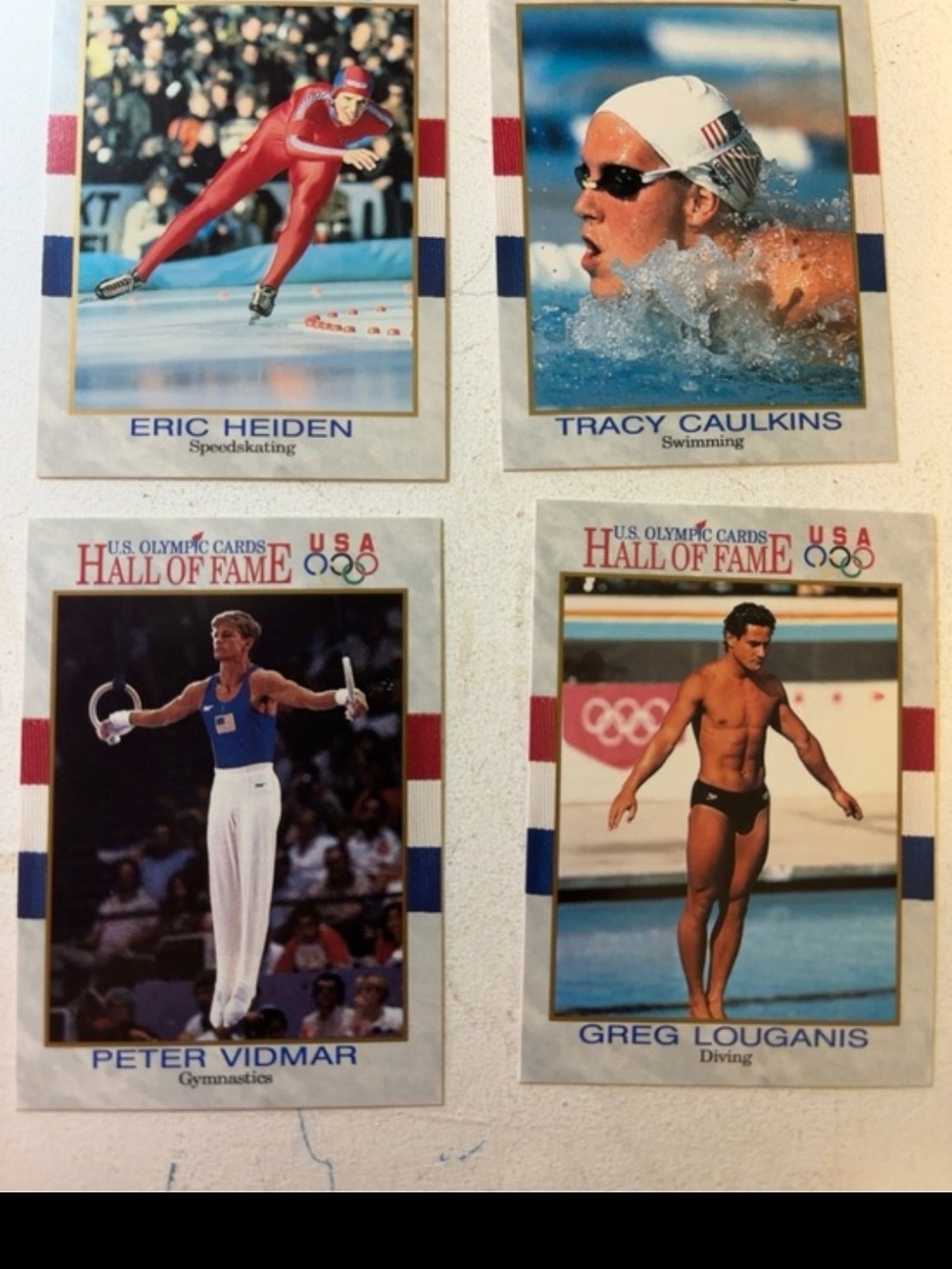 1991 Impel U.S. Olympic Hall of Fame Complete 90-Card Set | Greg Louganis